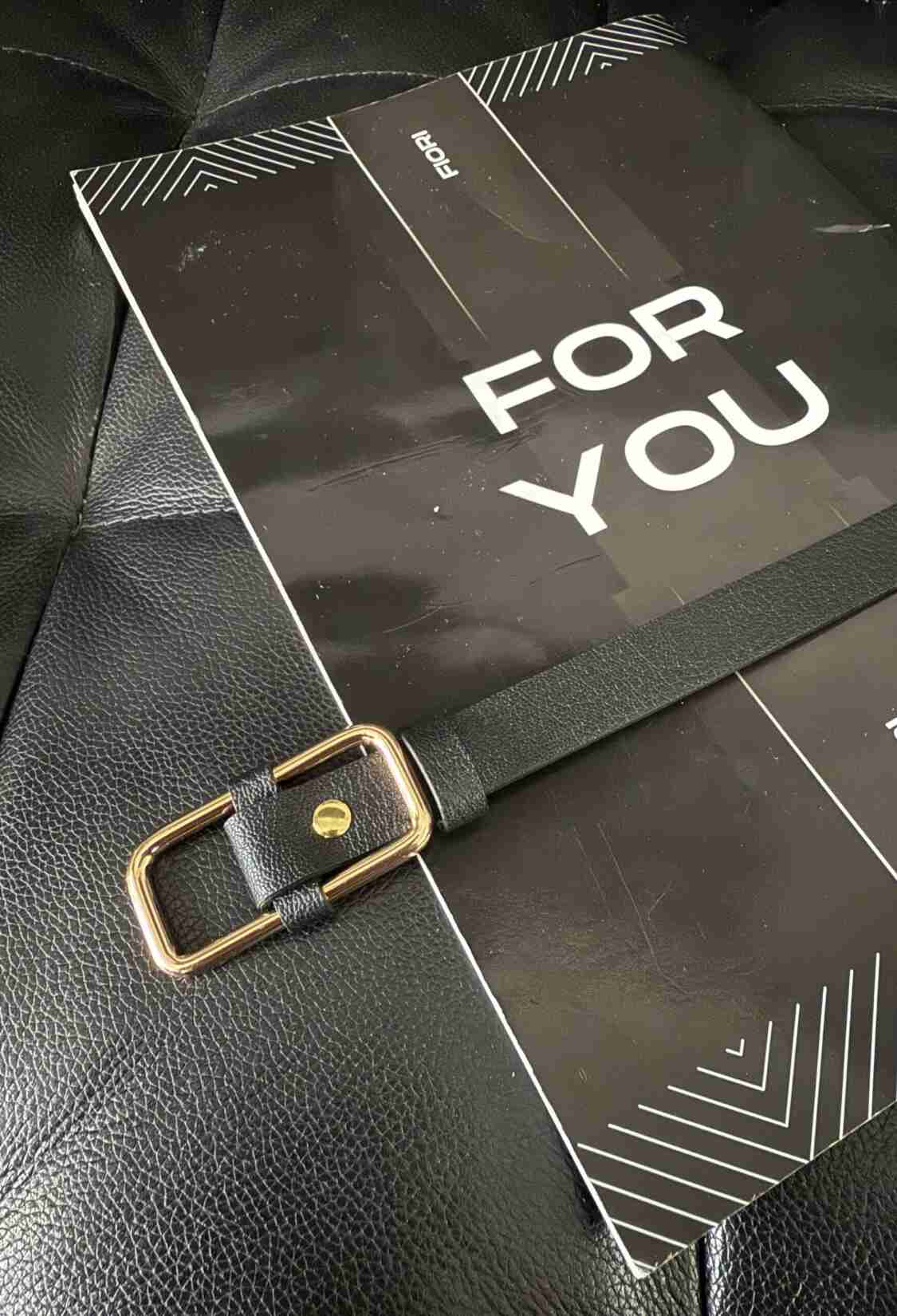 Women's Belt With Rectangle Buckle - Brand: Fiori - Women & Kids, Baby Clothes Wholesale - TheBS Women