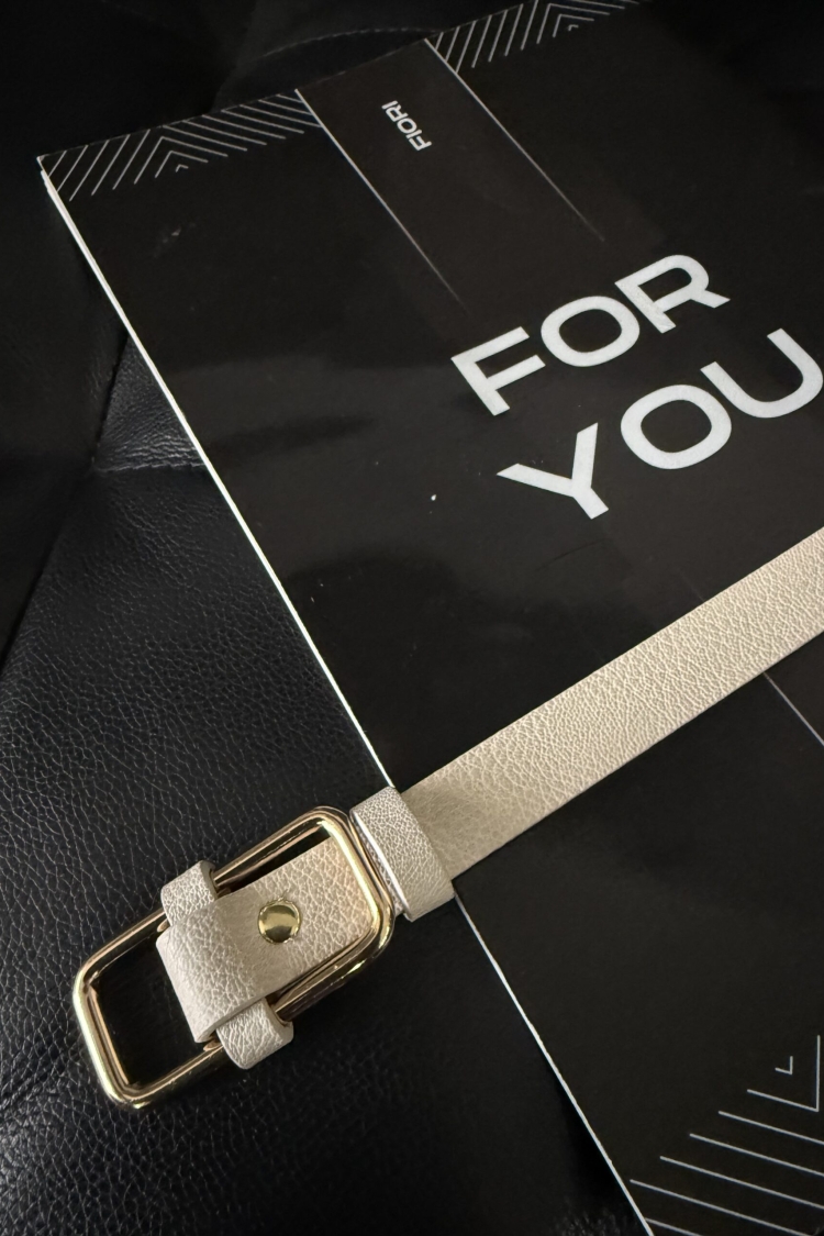 Women's Belt With Rectangle Buckle - Brand: Fiori - Women & Kids, Baby Clothes Wholesale - TheBS Women