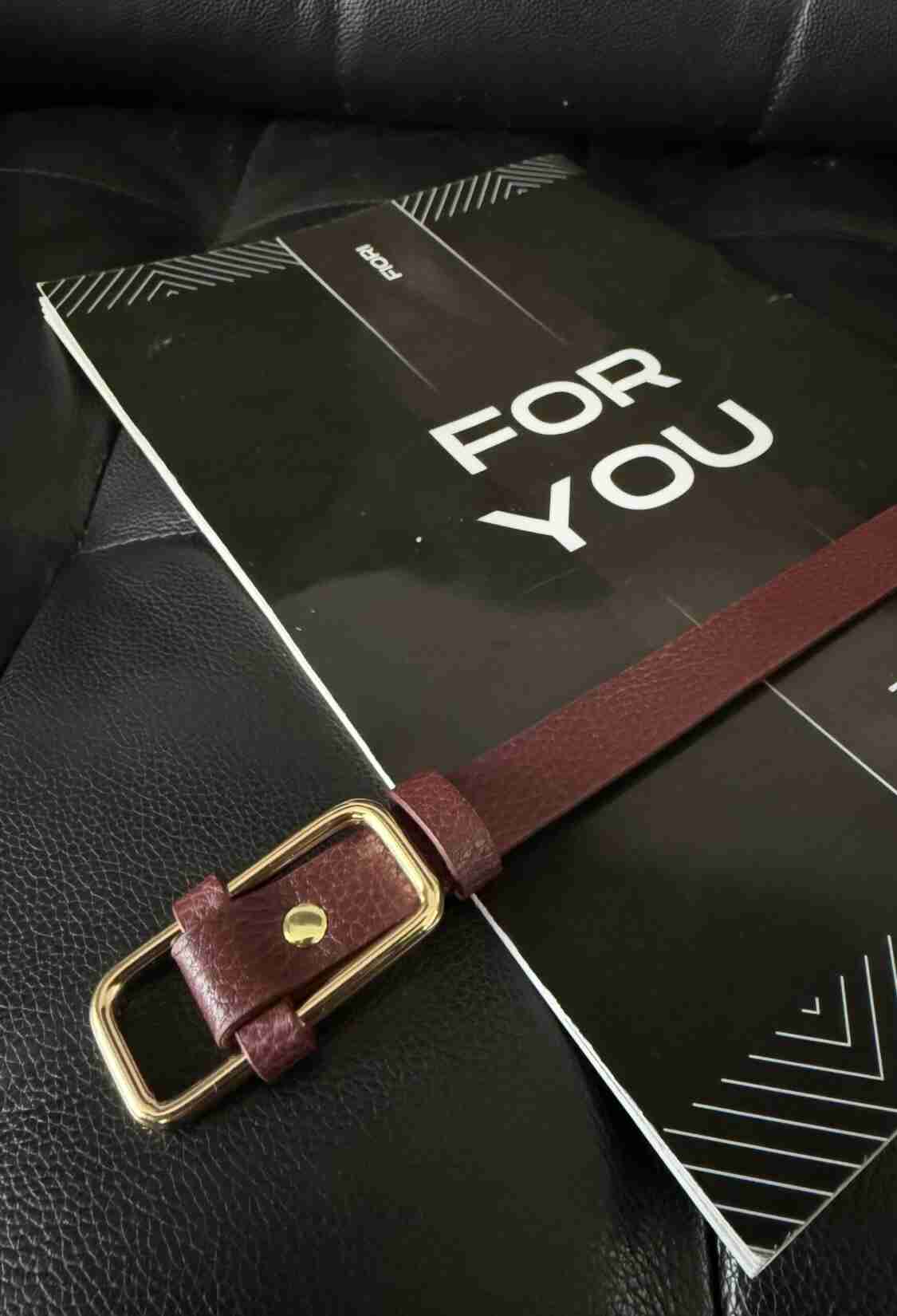 Women's Belt With Rectangle Buckle - Brand: Fiori - Women & Kids, Baby Clothes Wholesale - TheBS Women