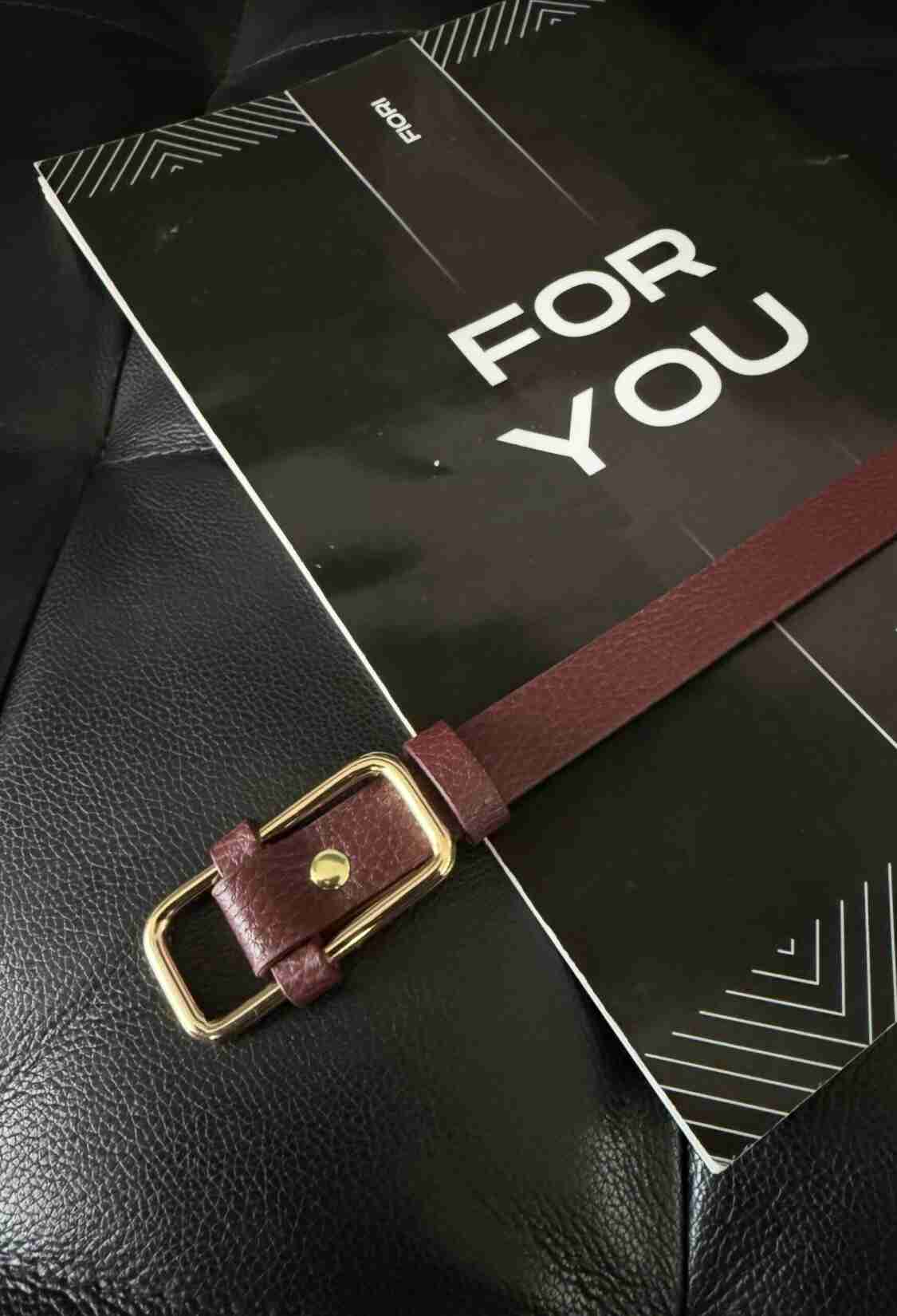 Women's Belt With Rectangle Buckle - Brand: Fiori - Women & Kids, Baby Clothes Wholesale - TheBS Women