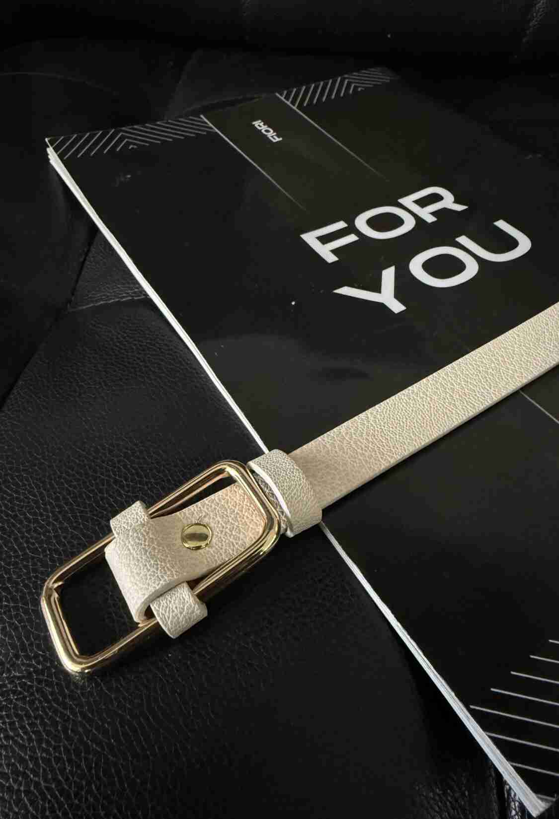 Women's Belt With Rectangle Buckle - Brand: Fiori - Women & Kids, Baby Clothes Wholesale - TheBS Women