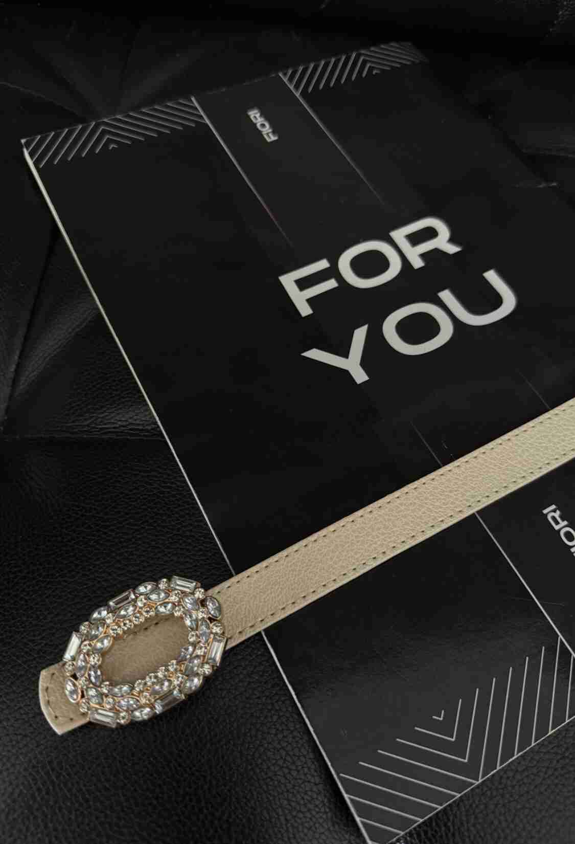 Round Stone Buckle Women's Belt - Brand: Fiori - Women & Kids, Baby Clothes Wholesale - TheBS Women