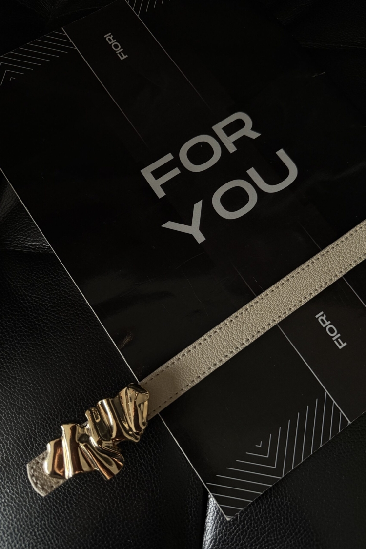 Women's Belt With Design Buckle - Brand: Fiori - Women & Kids, Baby Clothes Wholesale - TheBS Women