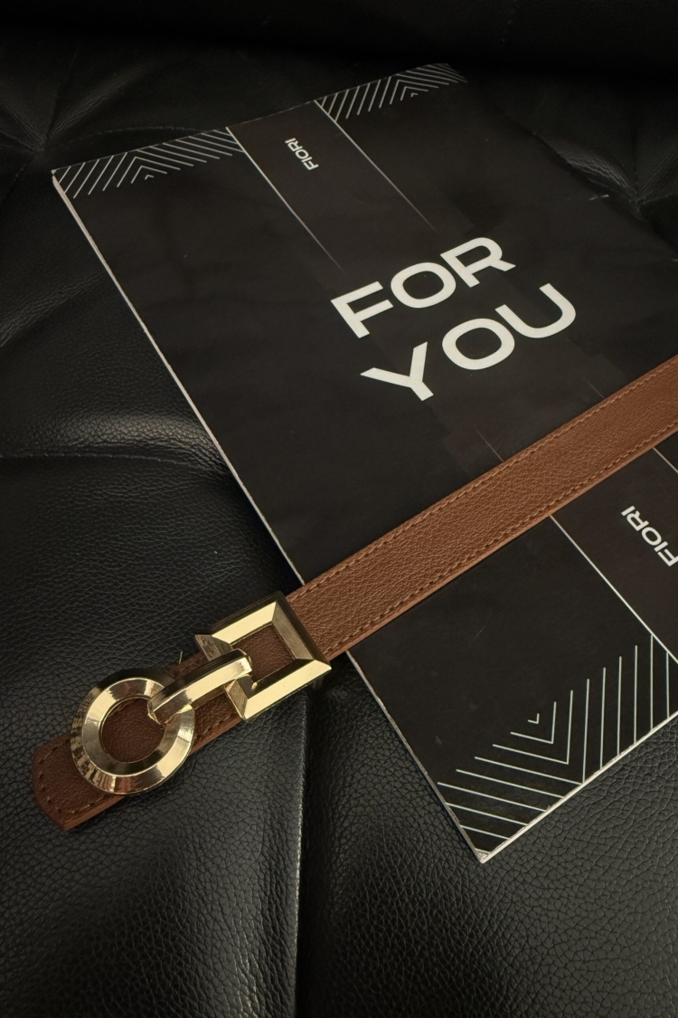 Women's Belt With Design Buckle - Brand: Fiori - Women & Kids, Baby Clothes Wholesale - TheBS Women