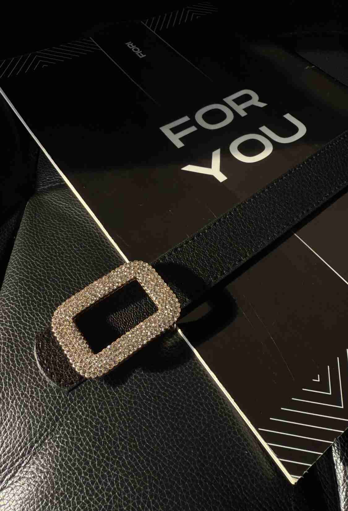 Women's Belt With Square Buckle - Brand: Fiori - Women & Kids, Baby Clothes Wholesale - TheBS Women