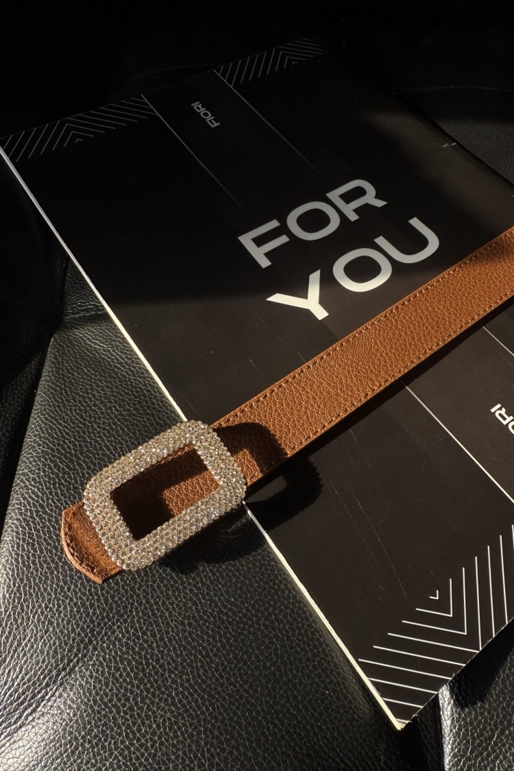 Women's Belt With Square Buckle - Brand: Fiori - Women & Kids, Baby Clothes Wholesale - TheBS Women