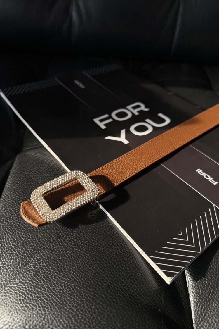 Women's Belt With Square Buckle - Brand: Fiori - Women & Kids, Baby Clothes Wholesale - TheBS Women