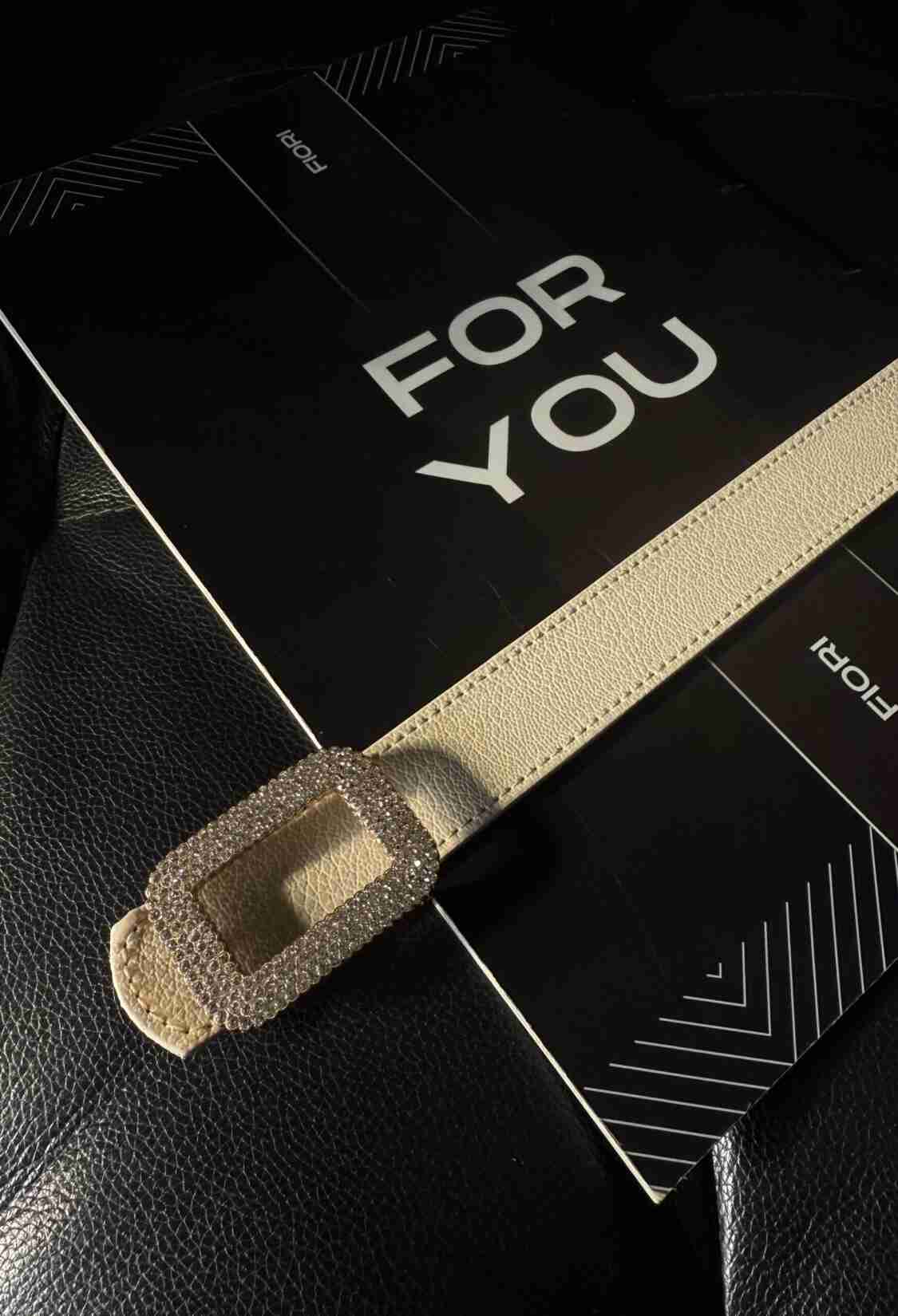 Women's Belt With Square Buckle - Brand: Fiori - Women & Kids, Baby Clothes Wholesale - TheBS Women