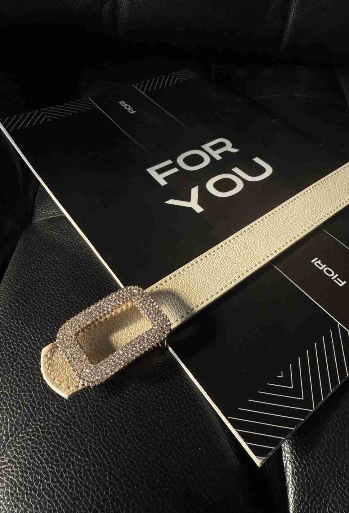 Women's Belt With Square Buckle - Brand: Fiori - Women & Kids, Baby Clothes Wholesale - TheBS Women