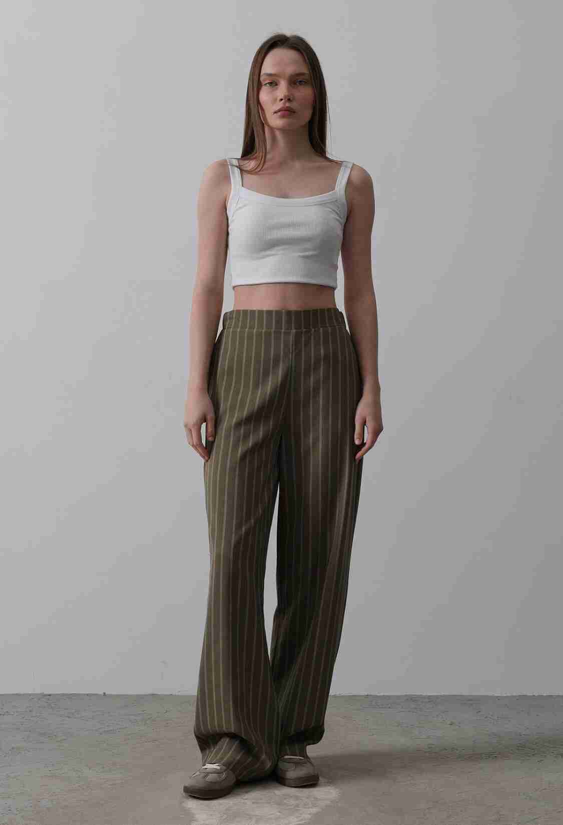 Half-Elastic Waist Palazzo Pants - Brand: Reyon - Women & Kids, Baby Clothes Wholesale - TheBS Women