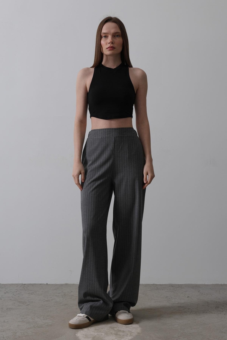 Half-Elastic Waist Palazzo Pants - Brand: Reyon - Women & Kids, Baby Clothes Wholesale - TheBS Women