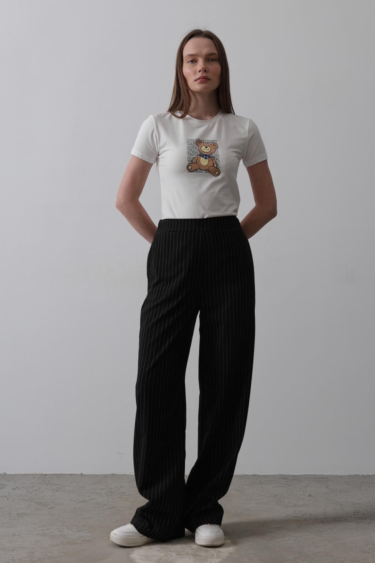 Half-Elastic Waist Palazzo Pants - Brand: Reyon - Women & Kids, Baby Clothes Wholesale - TheBS Women