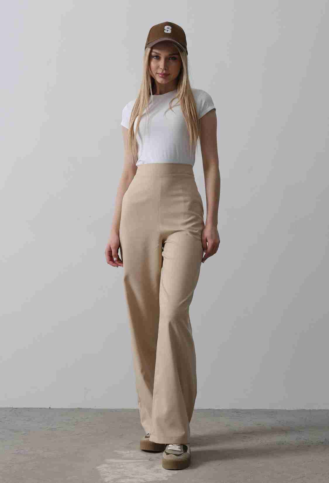 Half-Elastic Waist Palazzo Pants - Brand: Reyon - Women & Kids, Baby Clothes Wholesale - TheBS Women