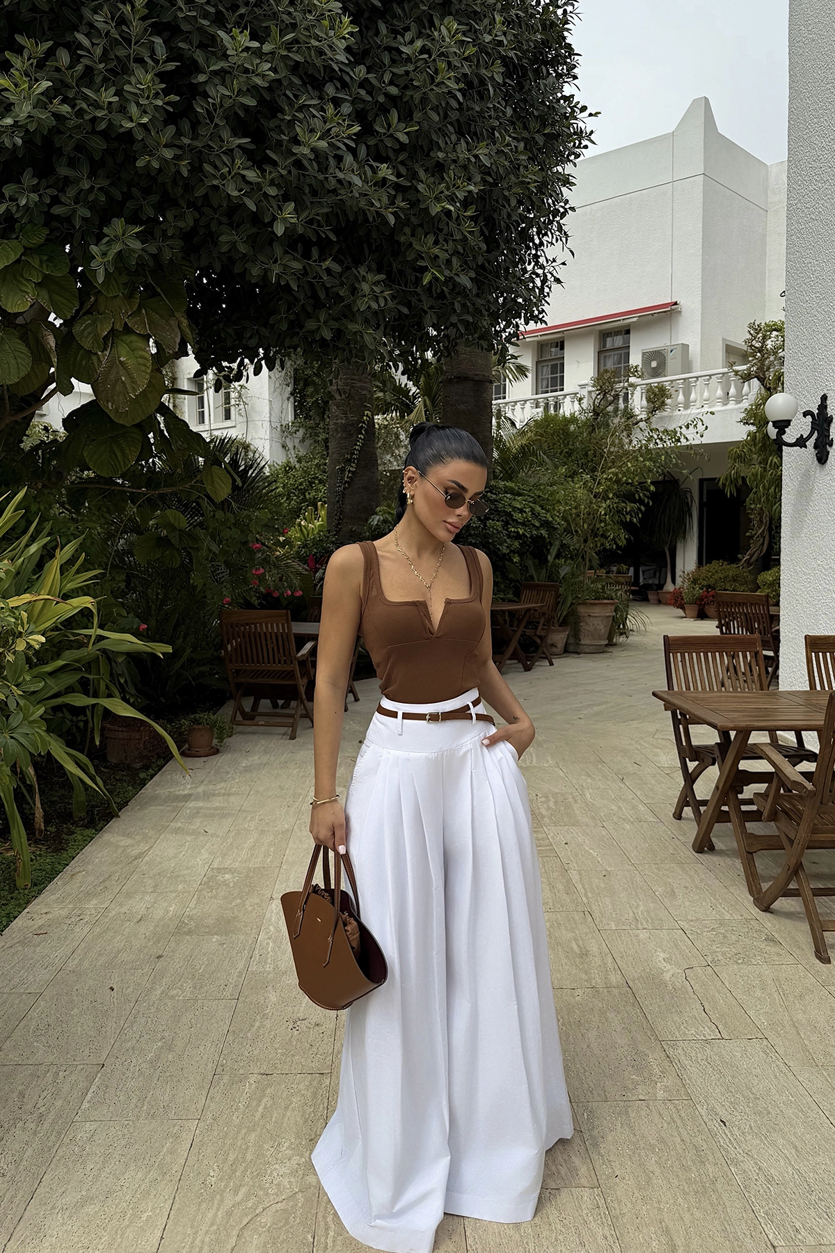 White Marjoram Pants - Brand: EYYO ATELIER - Women & Kids, Baby Clothes Wholesale - TheBS Women