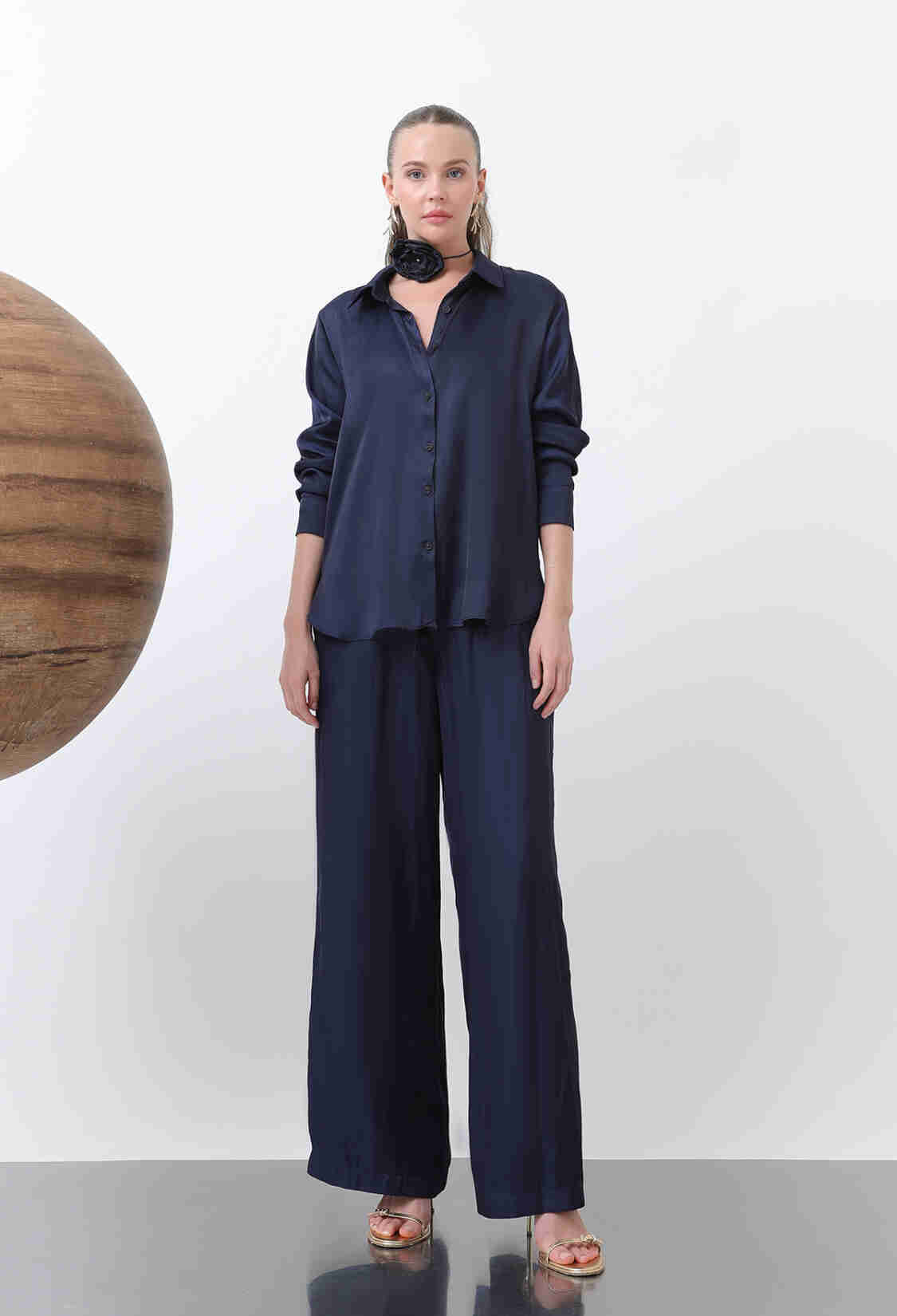 Women's Satin Shirt - Brand: SOUL - Women & Kids, Baby Clothes Wholesale - TheBS Women