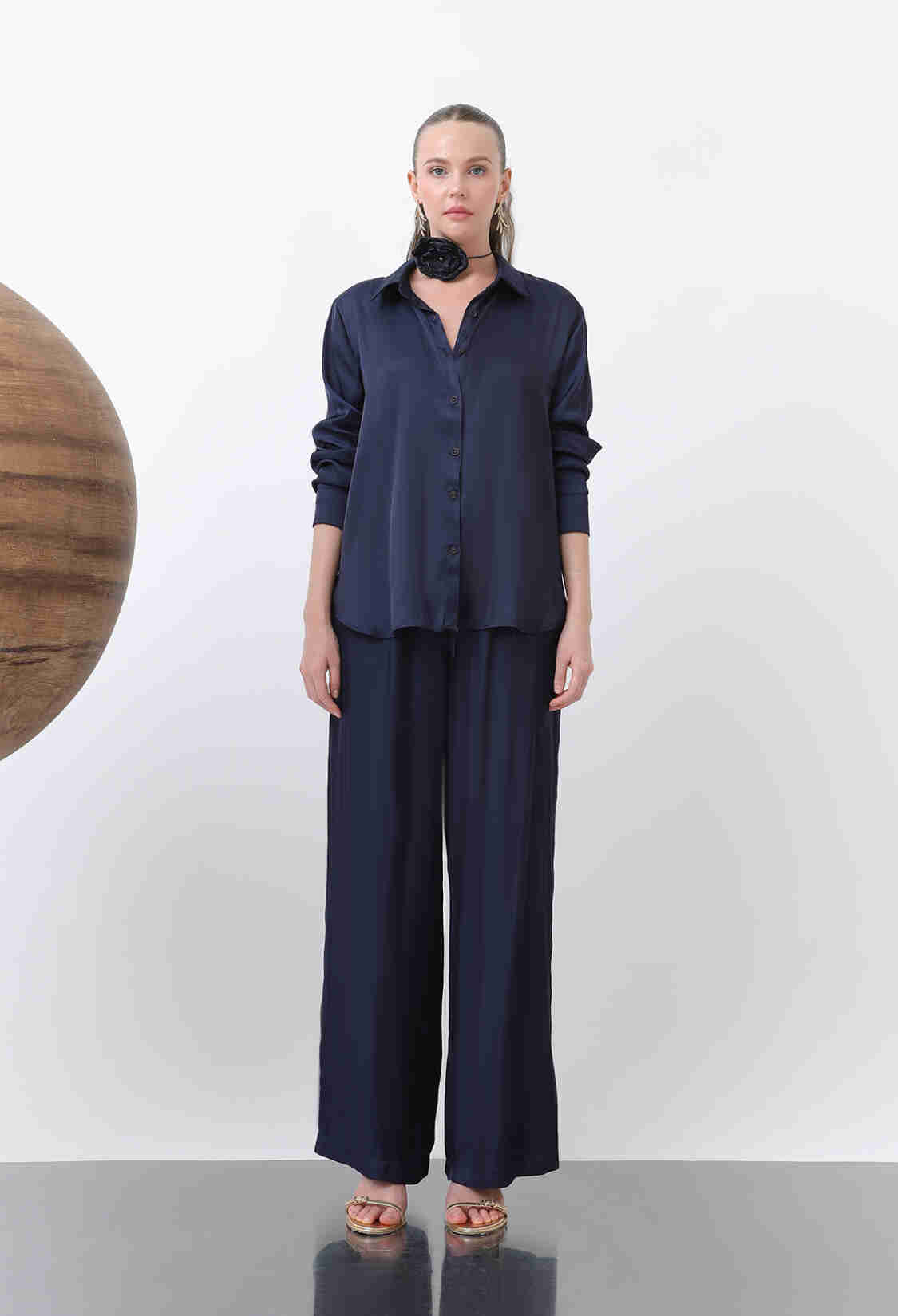 Women's Satin Tie Waist Pants - Brand: SOUL - Women & Kids, Baby Clothes Wholesale - TheBS Women