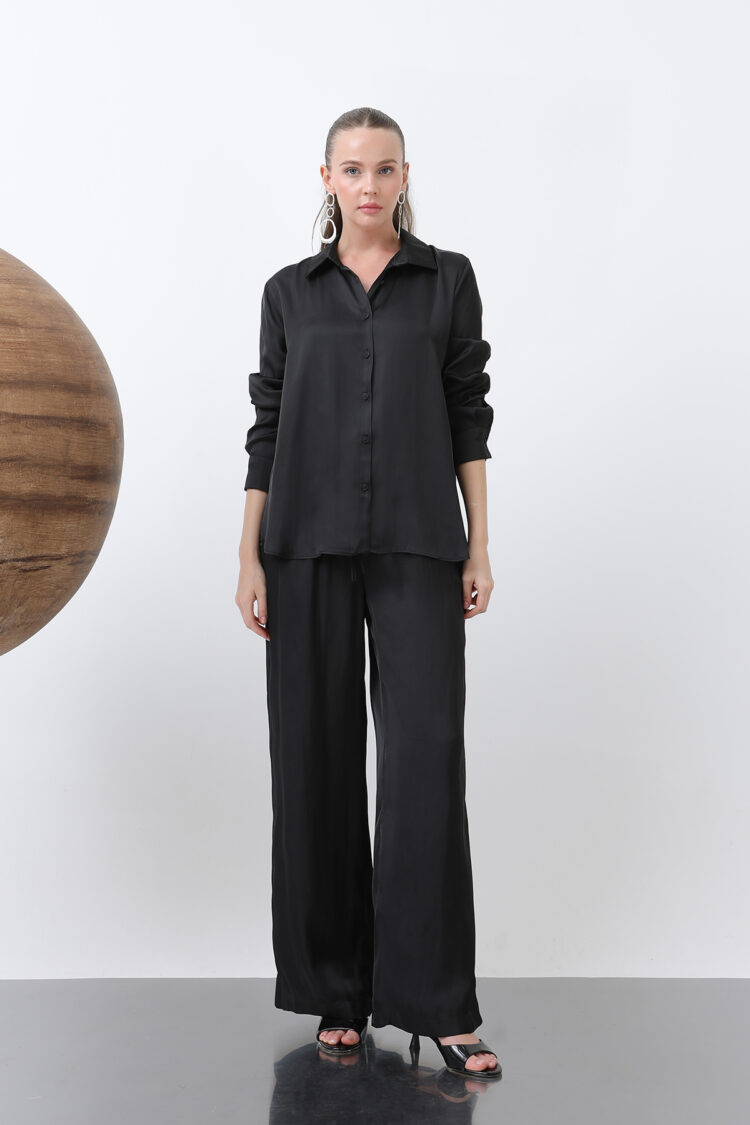 Women's Satin Tie Waist Pants - Brand: SOUL - Women & Kids, Baby Clothes Wholesale - TheBS Women