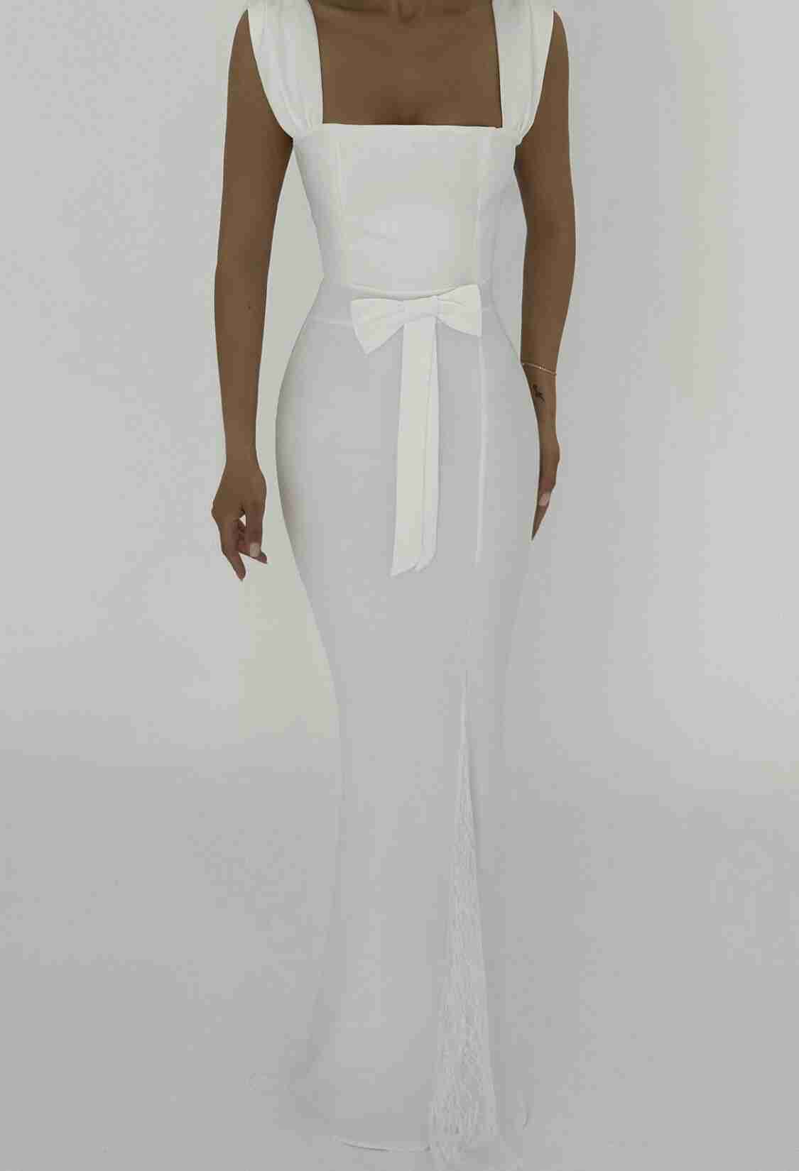 Remmy Slit Lace Detail Long Dress - Brand: EYYO ATELIER - Women & Kids, Baby Clothes Wholesale - TheBS Women