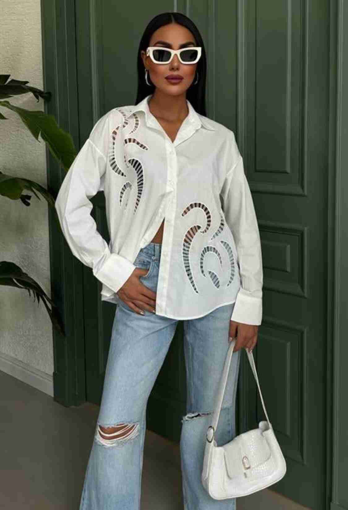 Brode Embroidered Shirt - Brand: Sobe Istanbul - Women & Kids, Baby Clothes Wholesale - TheBS Women