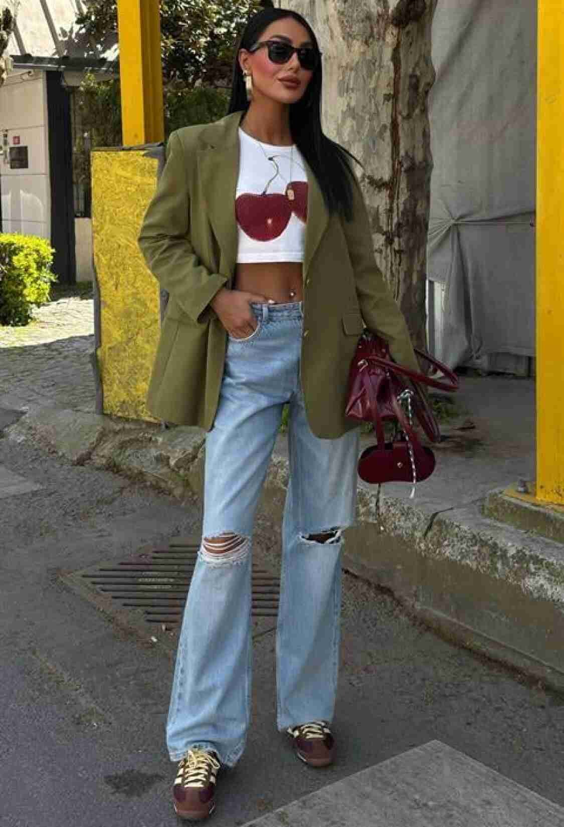 Gold Buttoned Blazer Jacket - Brand: Sobe Istanbul - Women & Kids, Baby Clothes Wholesale - TheBS Women