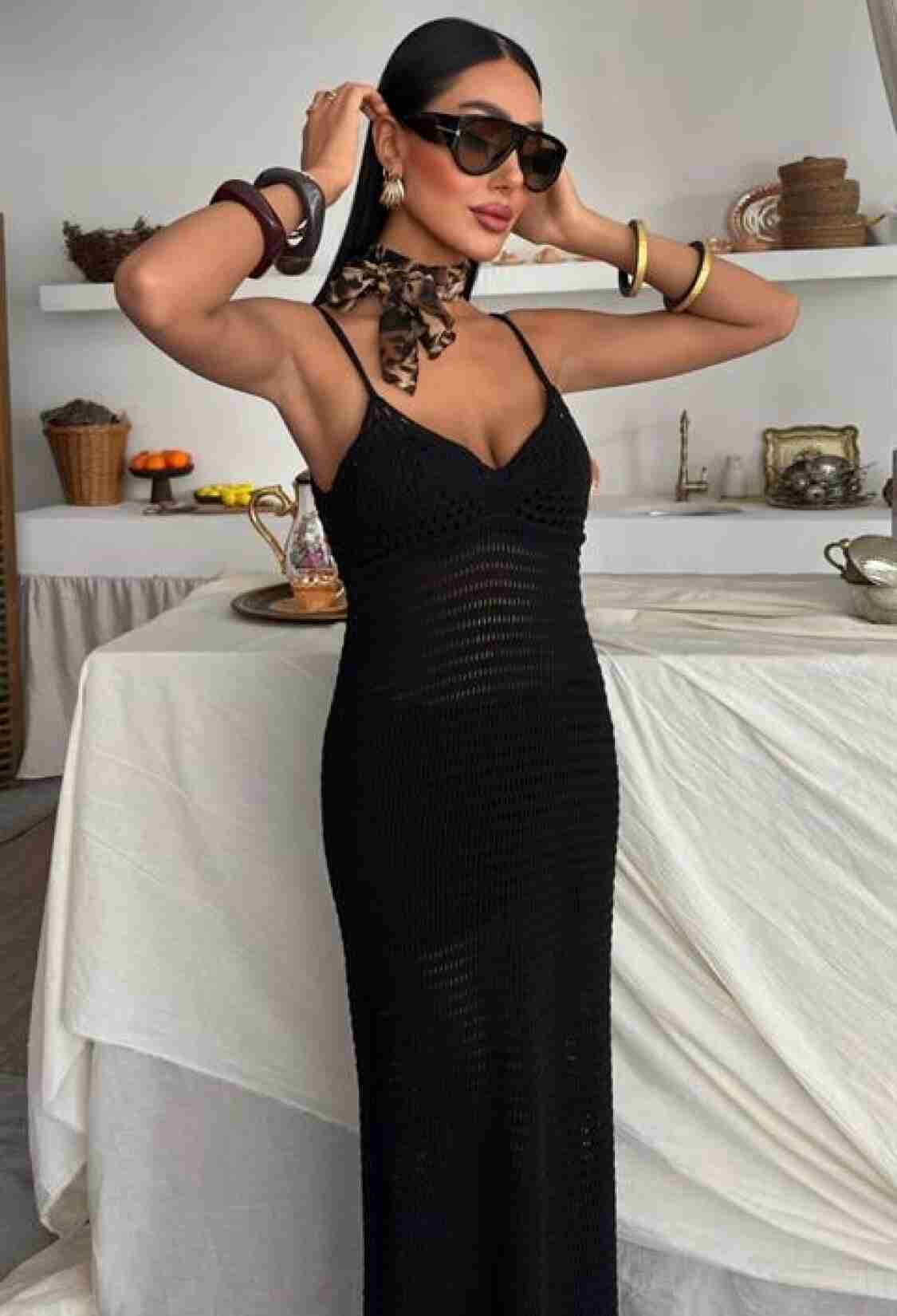 Strappy Openwork Dress - Brand: Sobe Istanbul - Women & Kids, Baby Clothes Wholesale - TheBS Women