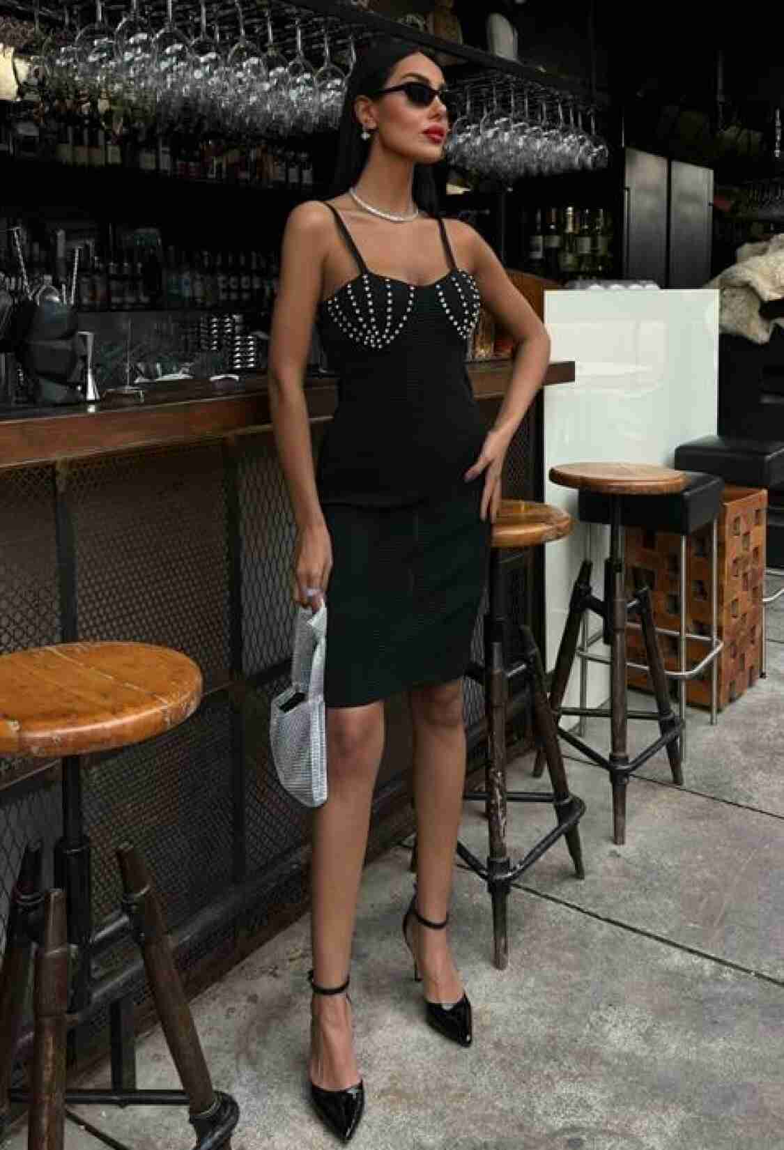 Stone Detailed Mini Dress - Brand: Sobe Istanbul - Women & Kids, Baby Clothes Wholesale - TheBS Women