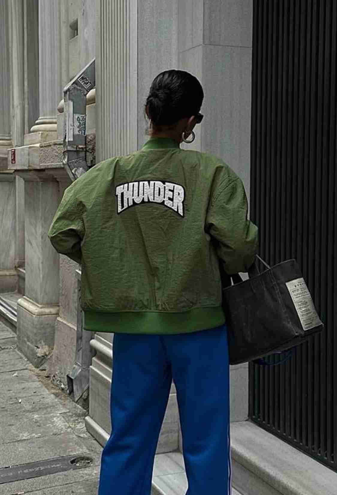 Back Printed Bomber Jacket - Brand: Sobe Istanbul - Women & Kids, Baby Clothes Wholesale - TheBS Women