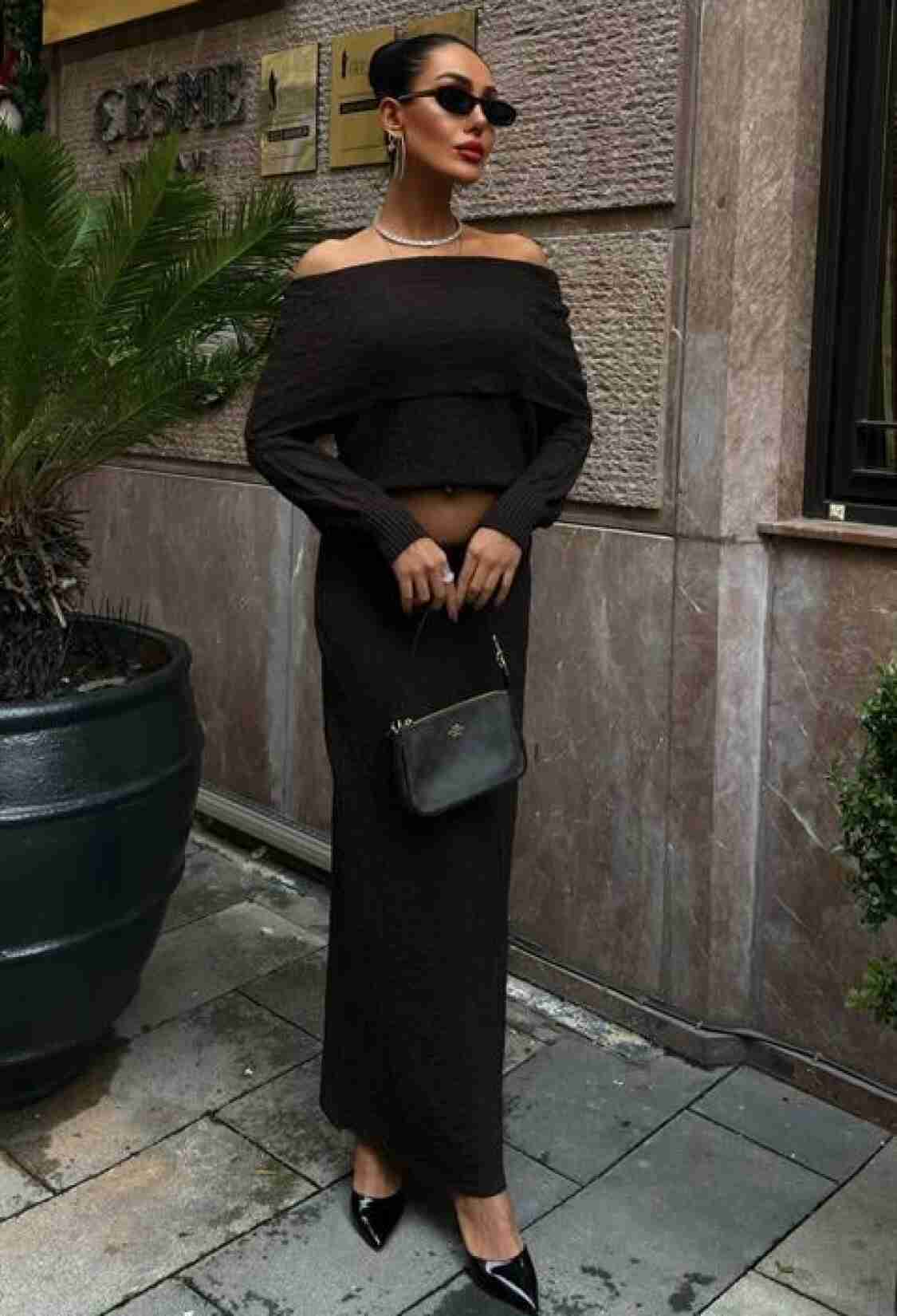 Madonna Collar Skirt Suit - Brand: Sobe Istanbul - Women & Kids, Baby Clothes Wholesale - TheBS Women