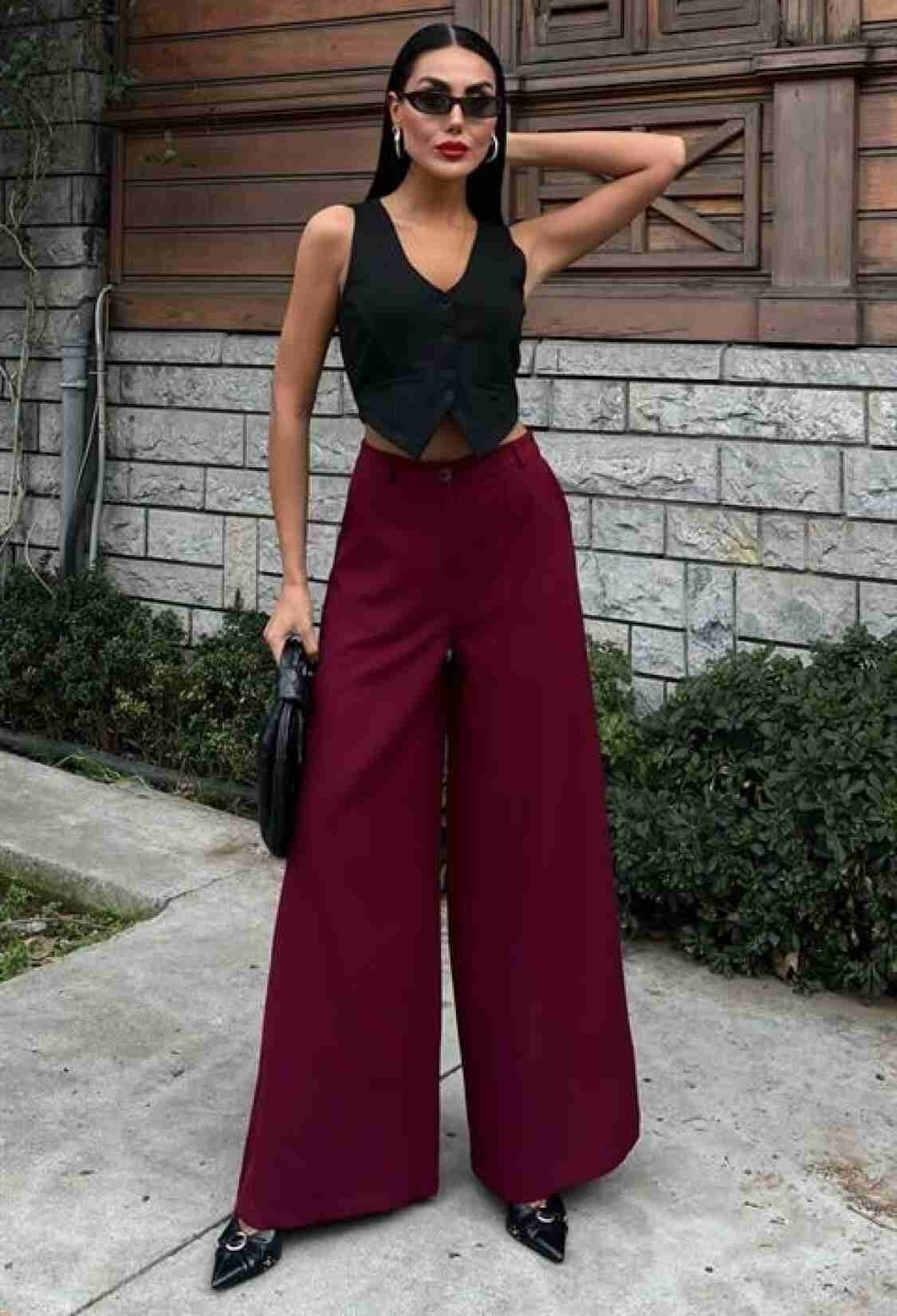 Wide Leg Palazzo Trousers - Brand: Sobe Istanbul - Women & Kids, Baby Clothes Wholesale - TheBS Women