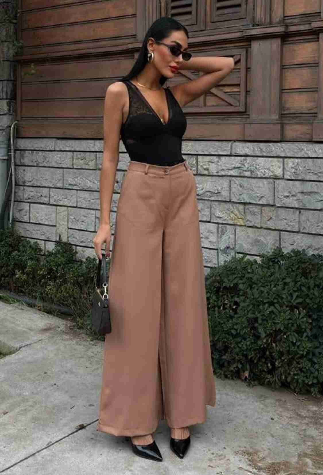 Wide Leg Palazzo Trousers - Brand: Sobe Istanbul - Women & Kids, Baby Clothes Wholesale - TheBS Women