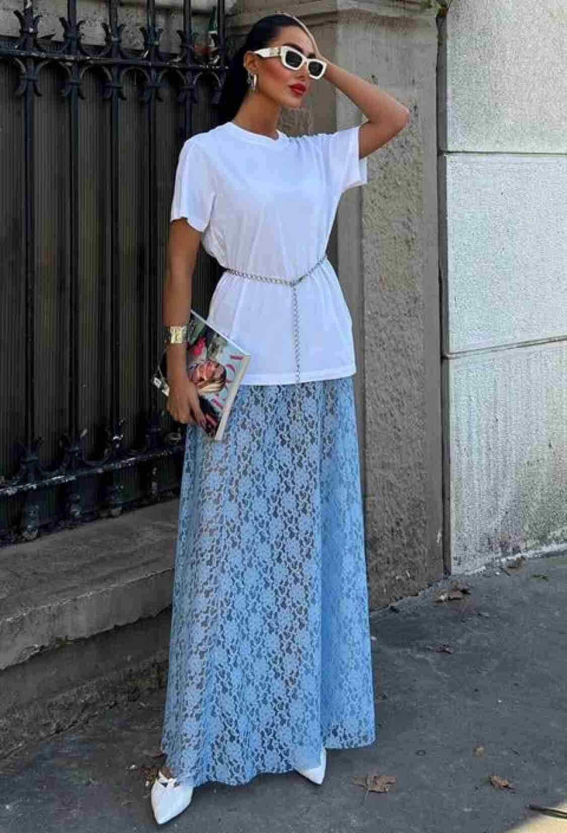 Maxi Lace Skirt - Brand: Sobe Istanbul - Women & Kids, Baby Clothes Wholesale - TheBS Women