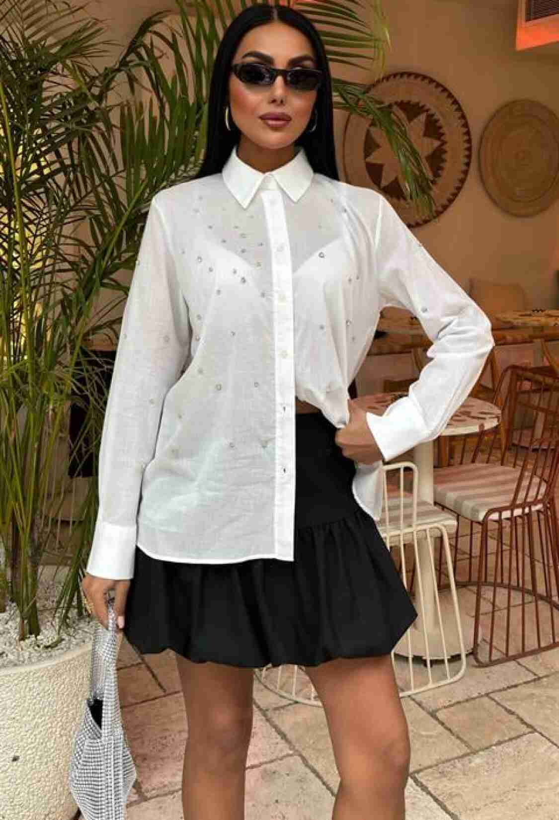 Stone Striped Voile Shirt - Brand: Sobe Istanbul - Women & Kids, Baby Clothes Wholesale - TheBS Women