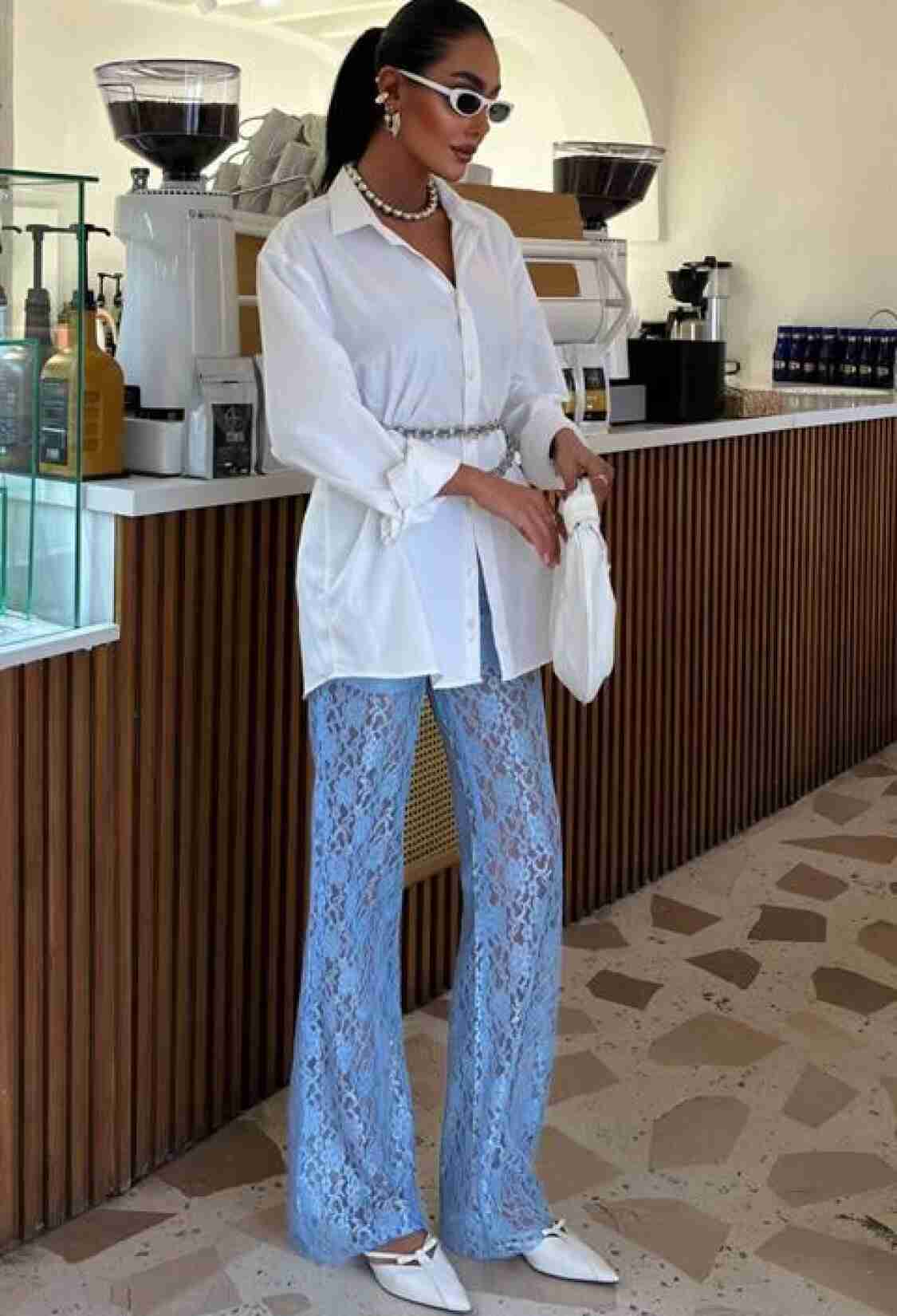Lace Trousers With Inner Lining - Brand: Sobe Istanbul - Women & Kids, Baby Clothes Wholesale - TheBS Women