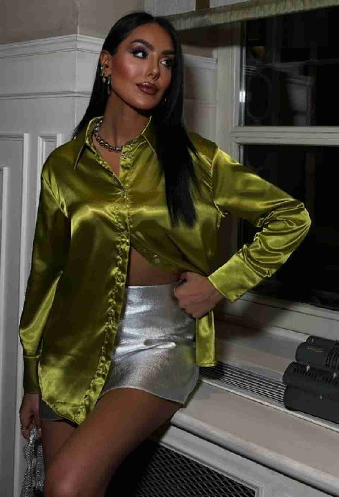 Premium Satin Shirt - Brand: Sobe Istanbul - Women & Kids, Baby Clothes Wholesale - TheBS Women