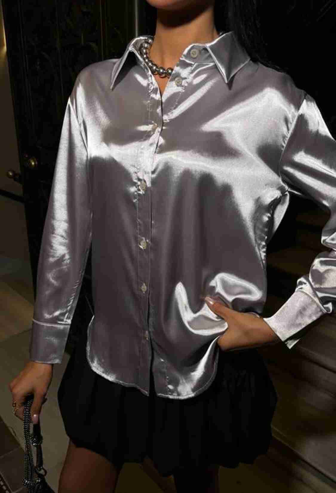 Premium Satin Shirt - Brand: Sobe Istanbul - Women & Kids, Baby Clothes Wholesale - TheBS Women