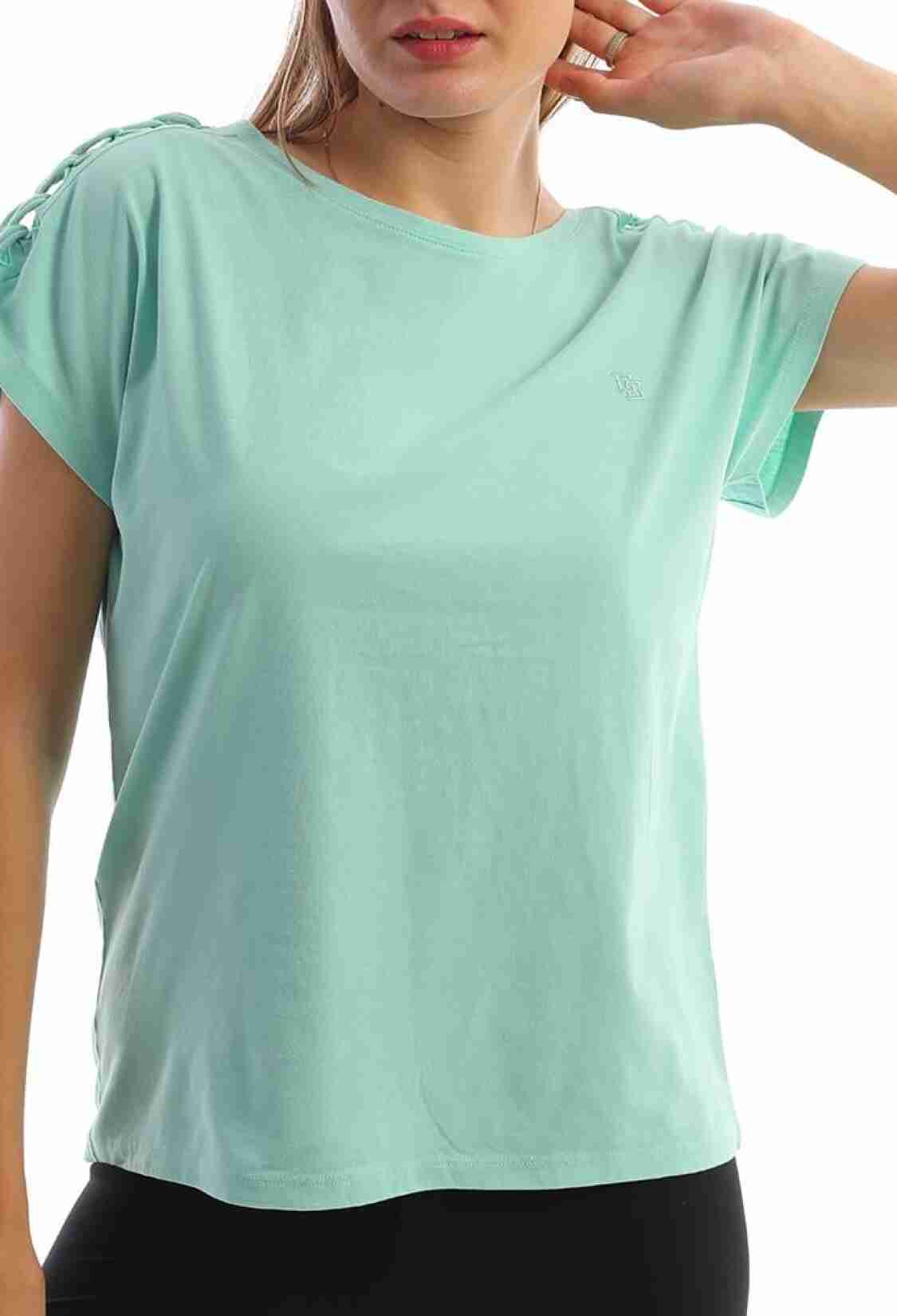 Shoulder Braided Women's T-Shirt - Brand: EDELLE - Women & Kids, Baby Clothes Wholesale - TheBS Women