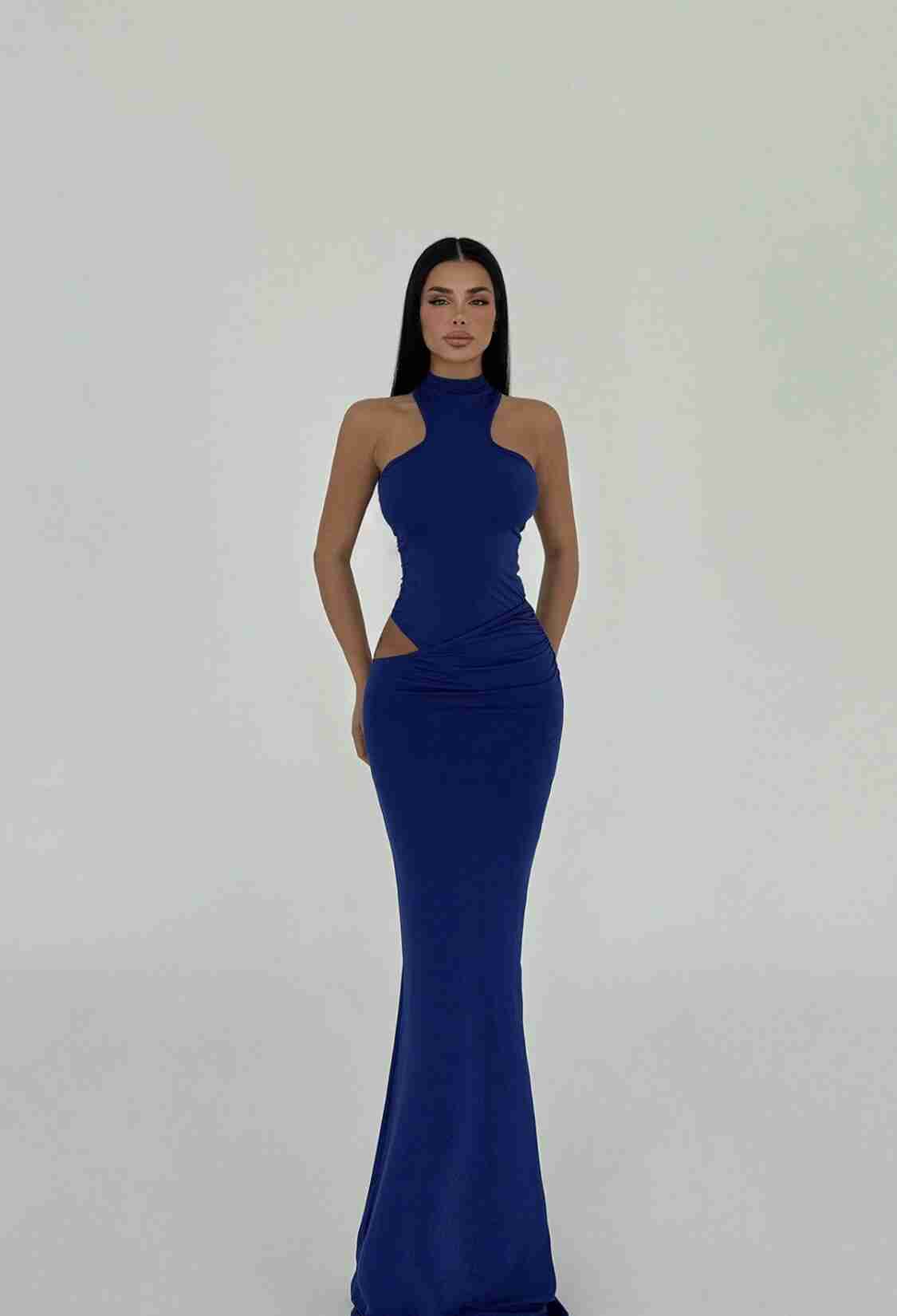 Zero Sleeve Long Dress - Scissors - Brand: EYYO ATELIER - Women & Kids, Baby Clothes Wholesale - TheBS Women