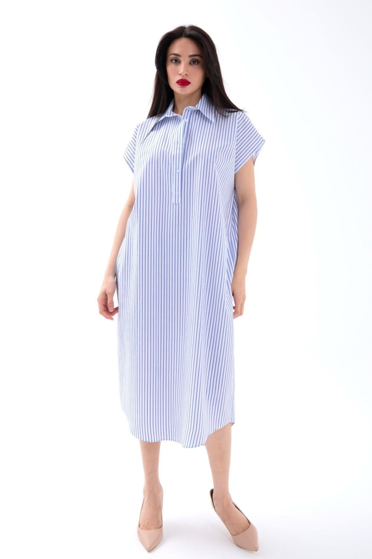 Dress - WashingtonStriped - Brand: Fame - Women & Kids, Baby Clothes Wholesale - TheBS Women