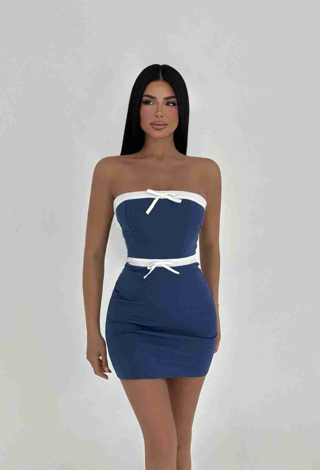 Scissor Tied Mini Dress - Brand: EYYO ATELIER - Women & Kids, Baby Clothes Wholesale - TheBS Women