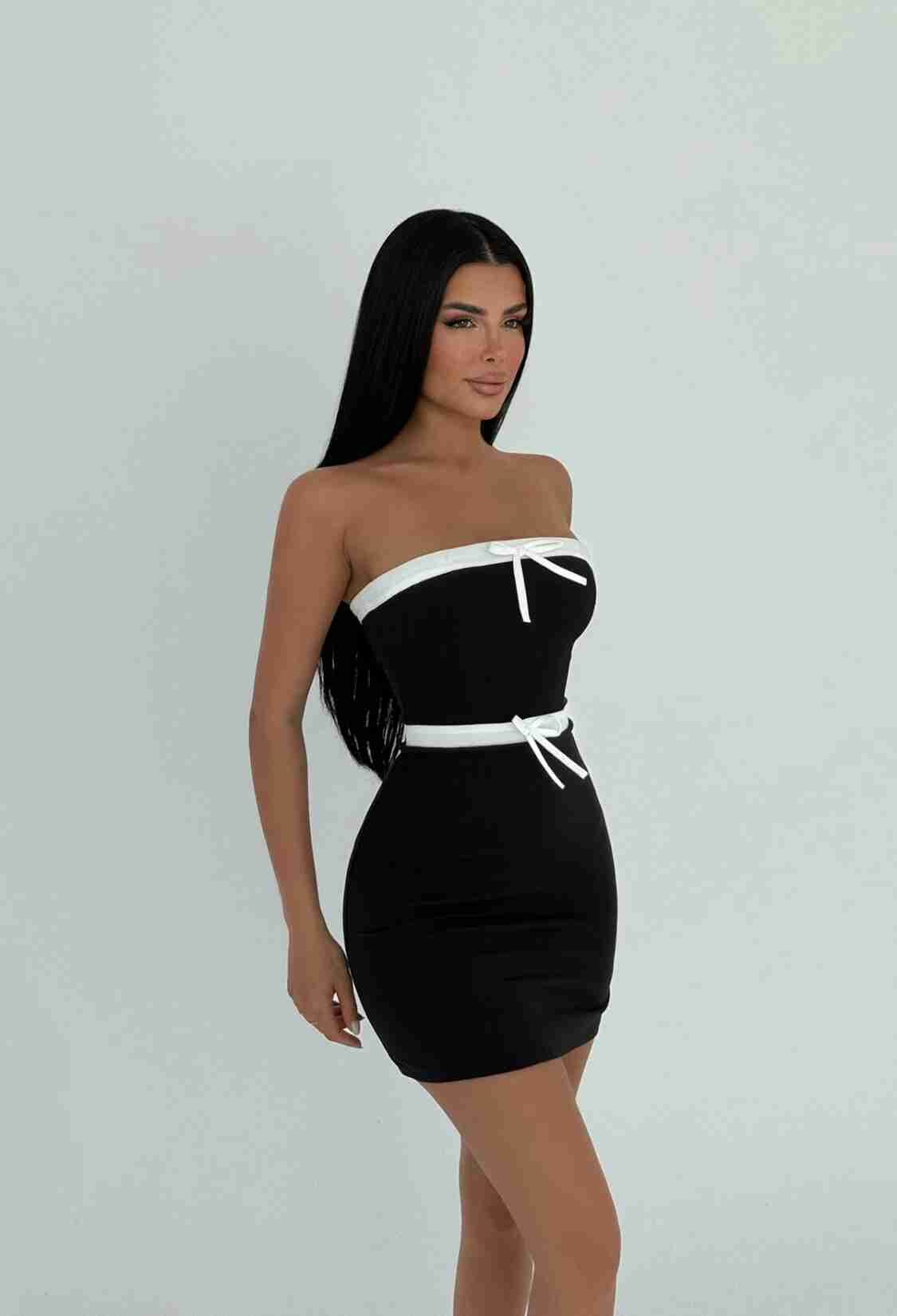 Tied Mini Dress - Brand: EYYO ATELIER - Women & Kids, Baby Clothes Wholesale - TheBS Women