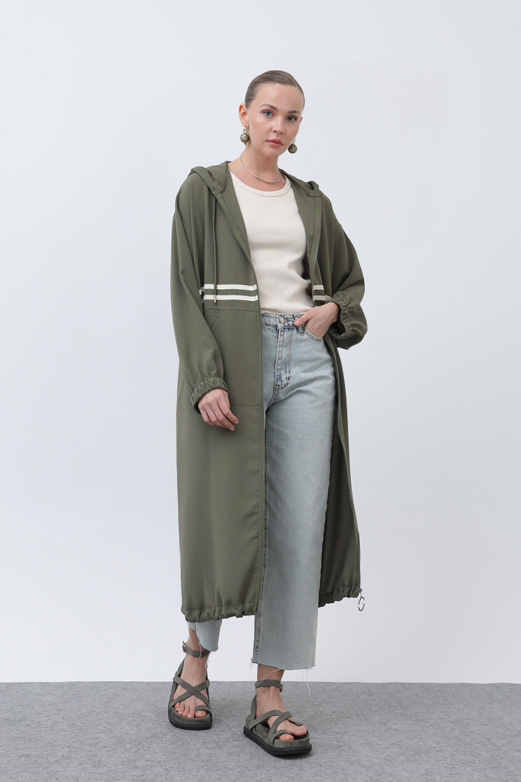 Women's Front Striped Zipper Detailed Cap - Brand: Puane - Women & Kids, Baby Clothes Wholesale - TheBS Women