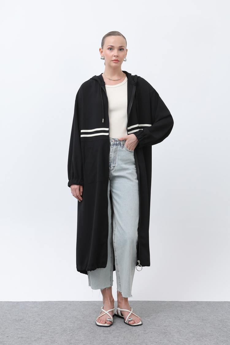 Women's Front Striped Zipper Detailed Cap - Brand: Puane - Women & Kids, Baby Clothes Wholesale - TheBS Women