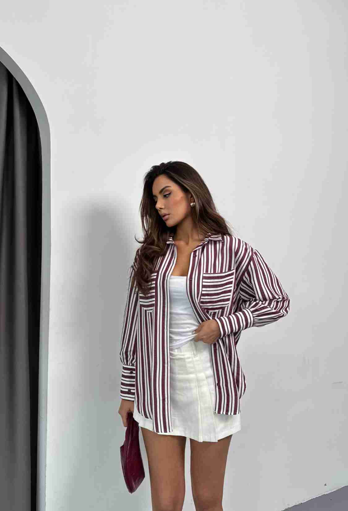 Striped Shirt - Multicolor - Brand: Ello - Women & Kids, Baby Clothes Wholesale - TheBS Women
