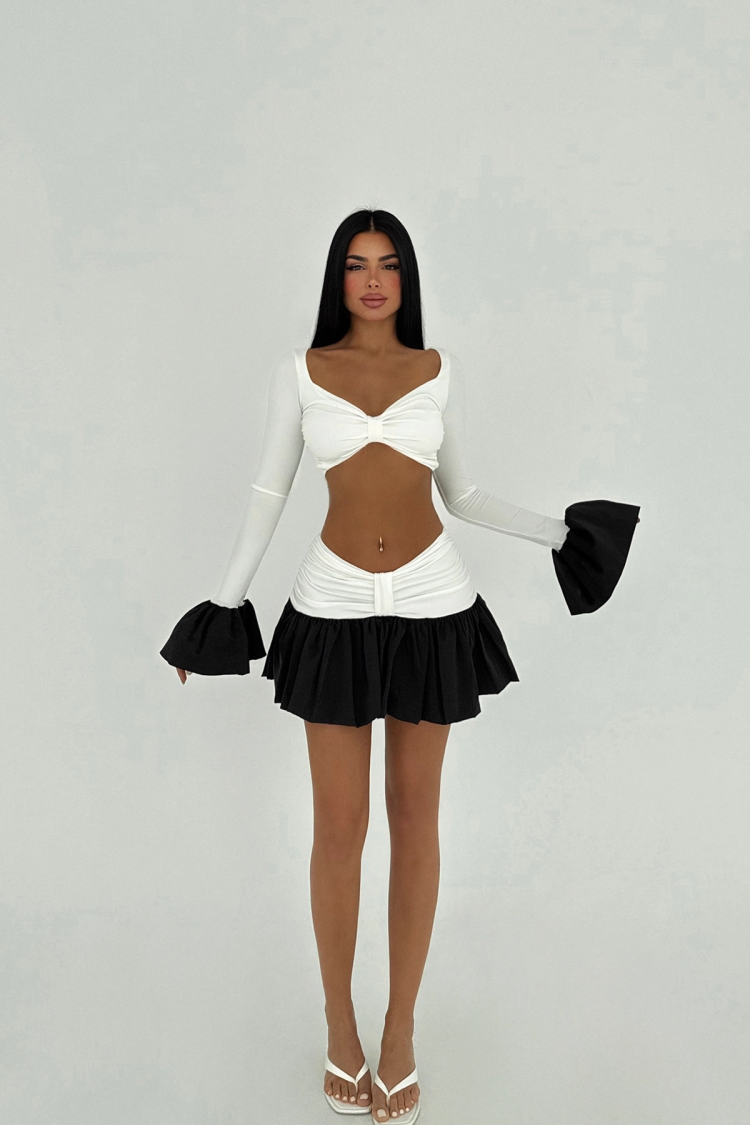 Two-Tone Skirt Suit - Brand: EYYO ATELIER - Women & Kids, Baby Clothes Wholesale - TheBS Women