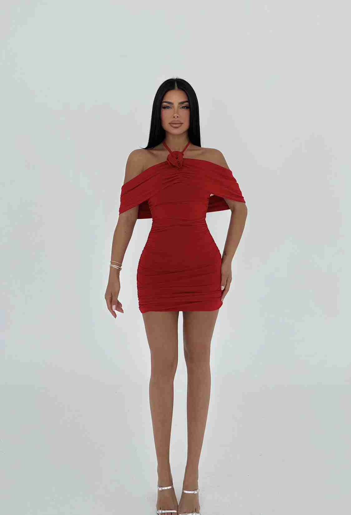 Red Basic Dress - Brand: EYYO ATELIER - Women & Kids, Baby Clothes Wholesale - TheBS Women