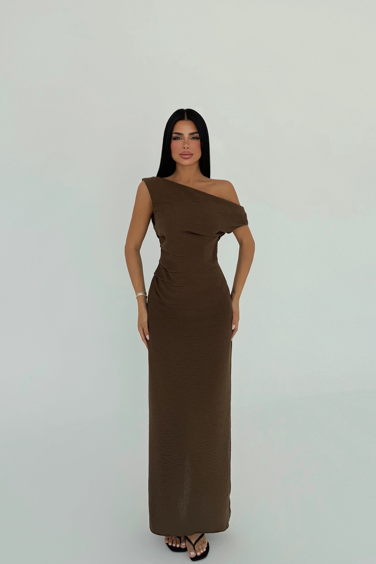 Slit Detail Pleated Dress - Brand: EYYO ATELIER - Women & Kids, Baby Clothes Wholesale - TheBS Women