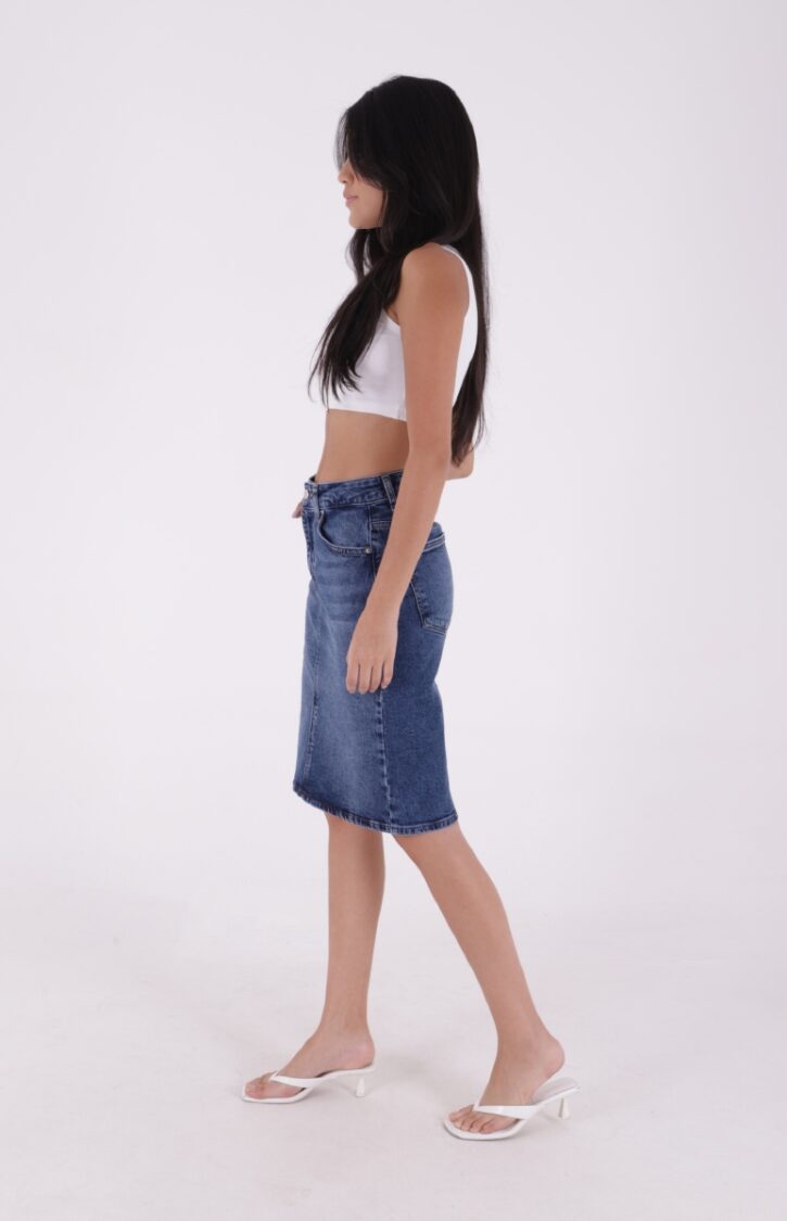 Medium Denim Skirt - Brand: XLove - Women & Kids, Baby Clothes Wholesale - TheBS Women