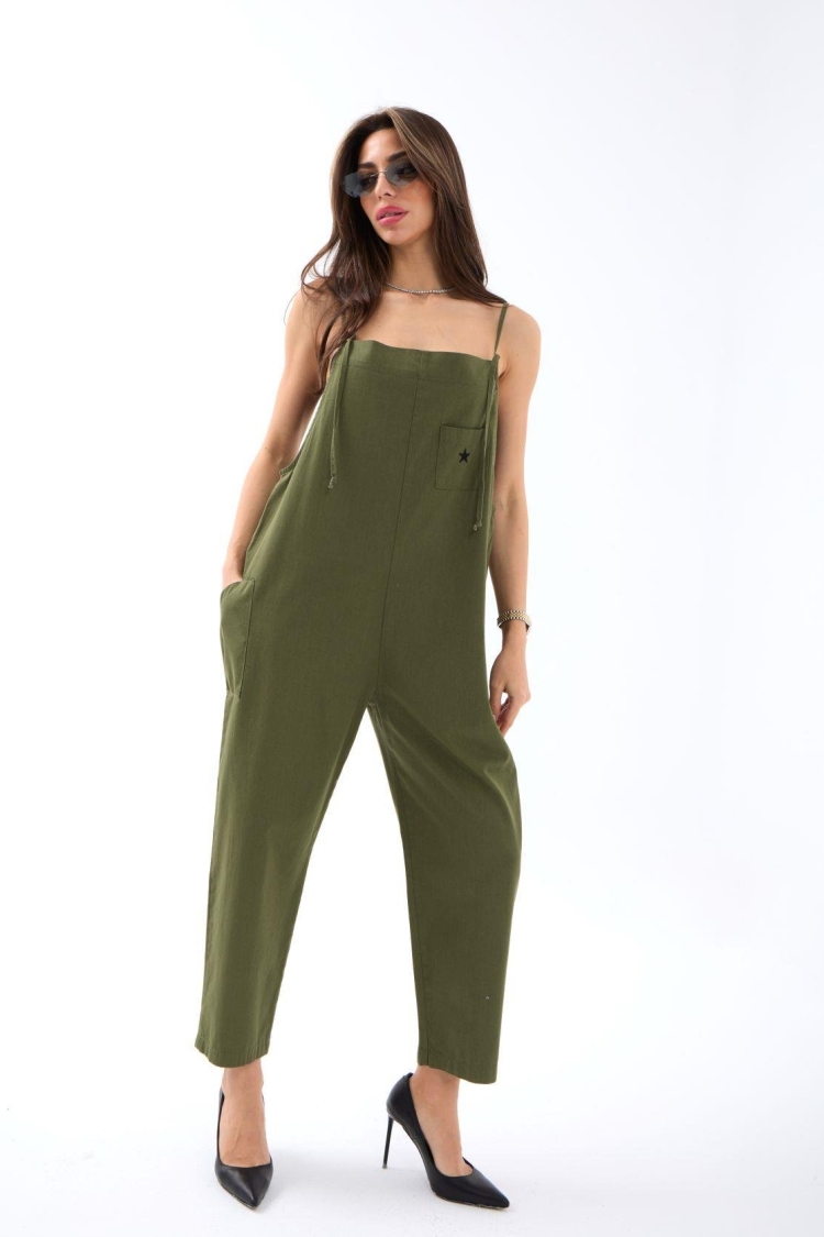 Jumpsuit - Green - Brand: Fame - Women & Kids, Baby Clothes Wholesale - TheBS Women