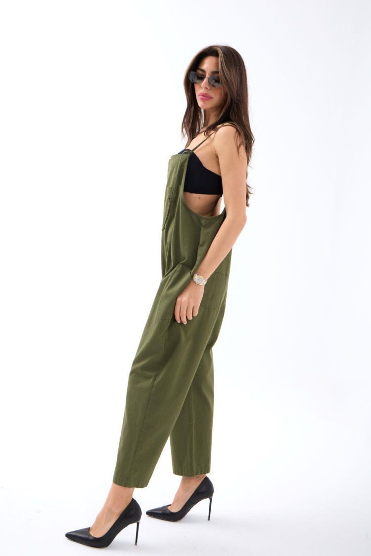 Jumpsuit - Green - Brand: Fame - Women & Kids, Baby Clothes Wholesale - TheBS Women
