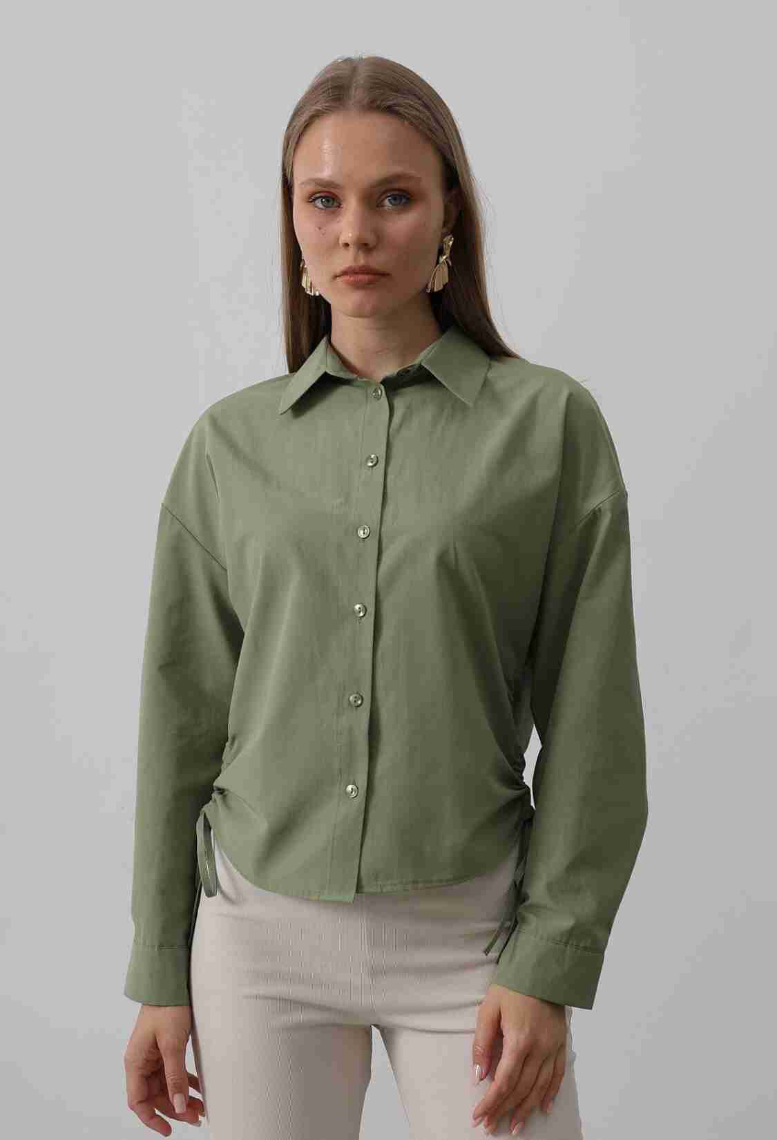 Basic Shirt With Side Tie - Brand: Reyon - Women & Kids, Baby Clothes Wholesale - TheBS Women